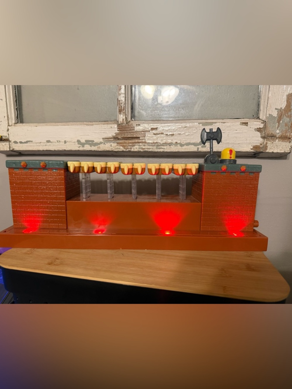 Nintendo Super Mario Deluxe Bowser Battle Playset Button Activated Sound Effects